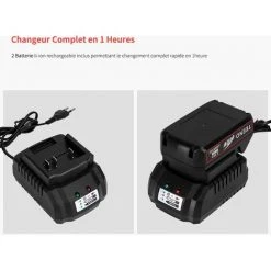 Perceuse Visseuse à Percussion TEENO-916 - 2x20V - 2,0Ah - 69 Accessoires - Rouge 9 Perceuse Visseuse à Percussion TEENO-916 - 2x20V - 2,0Ah - 69 Accessoires - Rouge -Perceuse Soldes 2022 23114277 3