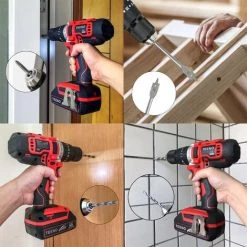 Perceuse Visseuse à Percussion TEENO-916 - 2x20V - 2,0Ah - 69 Accessoires - Rouge 11 Perceuse Visseuse à Percussion TEENO-916 - 2x20V - 2,0Ah - 69 Accessoires - Rouge -Perceuse Soldes 2022 23114277 5