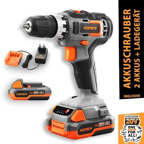 Visseuse Sans Fil 20V FUXTEC FX-E1BS20 - Set Avec 2 Batteries 2Ah Et Chargeur 1A 3 Visseuse Sans Fil 20V FUXTEC FX-E1BS20 - Set Avec 2 Batteries 2Ah Et Chargeur 1A