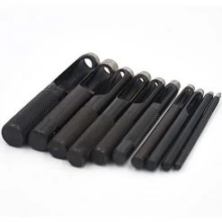 DEVENIRRICHE Paquet De 10 Perforatrices Rondes En Cuir En Acier De 1 Mm à 10 Mm -Perceuse Soldes 2022 23539408 4