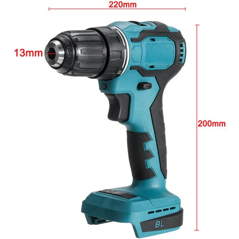 MANTA Perceuse Visseuse électrique Sans Fil 23-48N.m 1/2 " 10mm (Batterie NON INCLUS) 6 MANTA Perceuse Visseuse électrique Sans Fil 23-48N.m 1/2 " 10mm (Batterie NON INCLUS) – Image 4