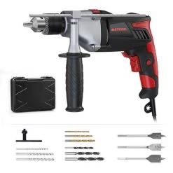 METERK Perceuse A Percussion 950W -Perceuse Soldes 2022 23734315 5