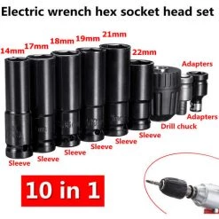 MANTA 10pcs Douille Tournevis Clé à Chocs Perceuse à Tête 10 MANTA 10pcs Douille Tournevis Clé à Chocs Perceuse à Tête -Perceuse Soldes 2022 23743386 4