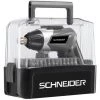 SCHNEIDER ELECTRIC TOURNEVIS VISSEUSE ELECTRIQUE BATTERIE SCHNEIDER + COFFRET 54 Embouts 3 Volts 6 - Chargeur USB S50513
