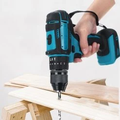 MANTA 3 En 1 Clé à Chocs électrique 18V 350Nm 4000rpm Pour Makita Akku R Bleu Tye-B(Machine Seule) -Perceuse Soldes 2022 24067149 3