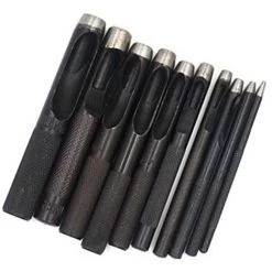 DEVENIRRICHE Paquet De 10 Perforatrices Rondes En Cuir En Acier De 1 Mm à 10 Mm -Perceuse Soldes 2022 24127623 2