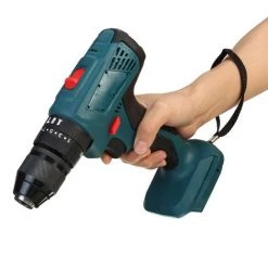 DRILLPRO Perceuse / Tournevis électrique Sans Fil 18V 10mm Tournevis à Percussion 3-en-1 Pour Makita -Perceuse Soldes 2022 24127886 5