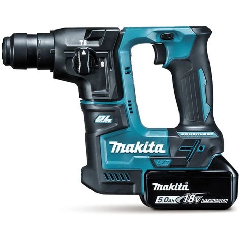 Perforateur SDS+ 18V Li-Ion 5.0Ah 17mm MAKITA - DHR171RTJ 4 Perforateur SDS+ 18V Li-Ion 5.0Ah 17mm MAKITA - DHR171RTJ – Image 2