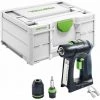 Festool C 18 Basic Perceuse-visseuse Sans Fil 18 V 45 Nm Brushless + Coffret De Transport ( 576434 ) - Sans Batterie, Sans Chargeur ( Successeur De 574737 )