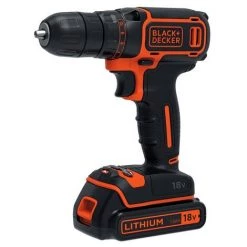 BLACK & DECKER BLACK+DECKER BDCDC18B Perceuse-Visseuse Sans Fil 2x Batteries 18V 1.5Ah -Perceuse Soldes 2022 25459092 2