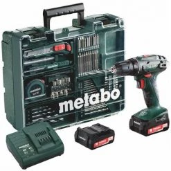 Metabo Perceuses-visseuses Sans Fil BS 14.4 Set, 2 Batteries Li-Power (14,4 V/2,0 Ah) - 602206880