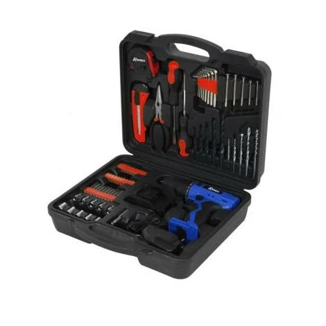 HELIOTRADE Coffret Perceuse Visseuse Sur Batterie Avec Embouts - Forets Et Outils 3 HELIOTRADE Coffret Perceuse Visseuse Sur Batterie Avec Embouts - Forets Et Outils