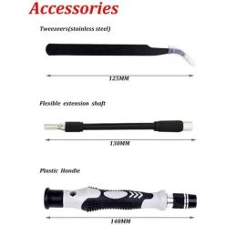 LITZEE 15 En 1 Mini Set Tournevis Precision Kits Tools,Petit Boite Tournevis Torx Informatique Demontage Pc Portable Pour Macbook,Iphone,Réparation,Lunettes,Bricolage,Montre,Smartphone -Perceuse Soldes 2022 26862640 4