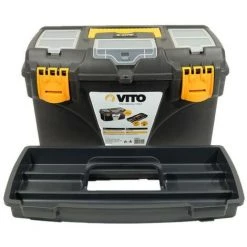 VITO PRO-POWER Perceuse à Percussion 600W VITOPOWER + 8 Forets 3 à 10 Mm ACIER + Boite à Outils VITO 18" -Perceuse Soldes 2022 27184524 4