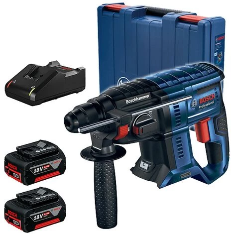 Marteau Perforateur Sans Fil Bosch 18V GBH 180-Li Avec 2x4,0Ah Accu Li-Ion Et Chargeur 3 Marteau Perforateur Sans Fil Bosch 18V GBH 180-Li Avec 2x4,0Ah Accu Li-Ion Et Chargeur