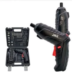 Triomphe Tournevis électrique 3.6V Mini Tournevis à Batterie Au Lithium Multifonctionnel Rechargeable Avec Accessoires Kit Ménager, Noir -Perceuse Soldes 2022 27808710 5