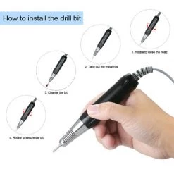 HAPPYSHOPPING Manche De Rechange Pour Polisseuse A Ongles 202 Manche Assortie Pour Polisseuse Electrique Manche De Broyeur, Noir - Noir 11 HAPPYSHOPPING Manche De Rechange Pour Polisseuse A Ongles 202 Manche Assortie Pour Polisseuse Electrique Manche De Broyeur, Noir - Noir -Perceuse Soldes 2022 28048586 5