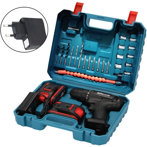 KKMOON 21Vf Menage Multifuctional Perceuse Electrique Mini Tournevis Rotation Vitesses Moyens Reglables Avec Deux Torques Batteries 3 KKMOON 21Vf Menage Multifuctional Perceuse Electrique Mini Tournevis Rotation Vitesses Moyens Reglables Avec Deux Torques Batteries