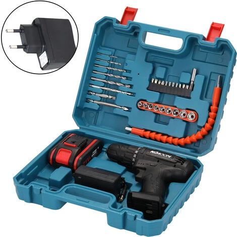 KKMOON 21VF Menage Multifuctional Perceuse Electrique Mini Tournevis Rotation Vitesses Moyens Reglables Torques 3 KKMOON 21VF Menage Multifuctional Perceuse Electrique Mini Tournevis Rotation Vitesses Moyens Reglables Torques