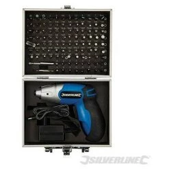 SILVERLINE Tournevis Sans Fil 3,6 V, Coffret 104 Pcs, 3.6 V 9 SILVERLINE Tournevis Sans Fil 3,6 V, Coffret 104 Pcs, 3.6 V -Perceuse Soldes 2022 28082179 3