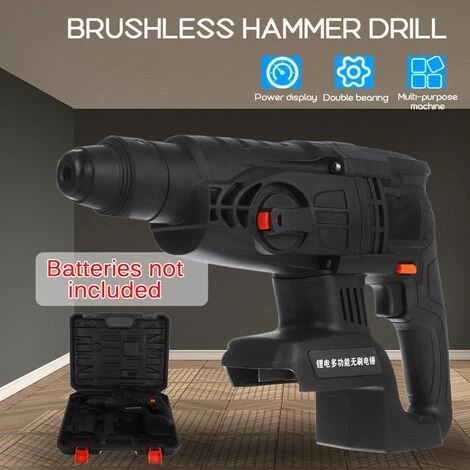 INSMA Perceuse Visseuse Electrique Sans Fil 0-4800/min Noir Pour Matika 68V(Batterie Non Incluse) 6 INSMA Perceuse Visseuse Electrique Sans Fil 0-4800/min Noir Pour Matika 68V(Batterie Non Incluse) – Image 4