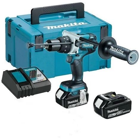 Perceuse à Percussion 18V LXT (2x5,0 Ah) En MAKPAC - MAKITA DHP481RTJ 3 Perceuse à Percussion 18V LXT (2x5,0 Ah) En MAKPAC - MAKITA DHP481RTJ