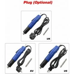 HAPPYSHOPPING Tournevis Electrique En Ligne AC 220V Tournevis Electrique Couple Reglable Bleu KP-104X (interface S1 / 4) Norme Europeenne -Perceuse Soldes 2022 28355951 3