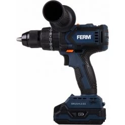 FERM CDM1138 Perceuse à Percussion Sans Balais De Charbon 20V - 2.0Ah Li-Ion -Perceuse Soldes 2022 28881046 2