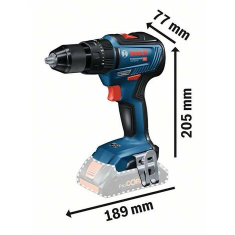 Perceuse Visseuse à Percussion GSB 18V-55 2Ah | 06019H5305 - Bosch 4 Perceuse Visseuse à Percussion GSB 18V-55 2Ah | 06019H5305 - Bosch – Image 2