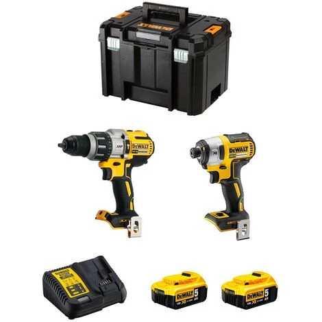 DeWALT Kit DWK224 (DCD996 DCF887 2 X 5,0 Ah DCB115 TSTAK VI) 3 DeWALT Kit DWK224 (DCD996 DCF887 2 X 5,0 Ah DCB115 TSTAK VI)
