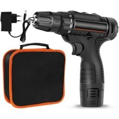 BEARSU 12v Tournevis électrique, Multi-Fonction Rechargeable, électrique Tournevis Batterie Au Lithium Perceuse à Main Outils Ménagers