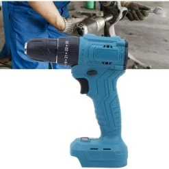 BEARSU Perceuse à Main éLectrique Sans Balais, Perceuse à Batterie Rechargeable Au Lithium 21 V, Avec Fonction D'éclairage, Pour Percer Les éCrous, Décharger Les éCrous, Percer Le Bois -Perceuse Soldes 2022 29667592 4