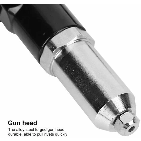 BEARSU Adaptateur De Pistolet à Rivet, Pistolet à Rivet électrique à Main Professionnel Pour Perceuse Sans Fil, Ensemble D'insert D'adaptateur De Pistolet à écrou à Rivet, Conversion De Foret En Outil à Main 7 BEARSU Adaptateur De Pistolet à Rivet, Pistolet à Rivet électrique à Main Professionnel Pour Perceuse Sans Fil, Ensemble D'insert D'adaptateur De Pistolet à écrou à Rivet, Conversion De Foret En Outil à Main – Image 5