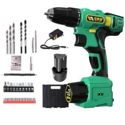 Perle Rare Perceuse à Main Sans Fil Batterie Au Lithium Perceuse à Main Sans Brosse Outil Pistolet Perceuse Tournevis électrique Perceuse électrique Domestique