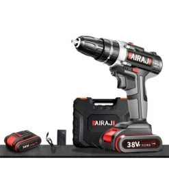 Perle Rare Perceuse à Main 38V Multifonctionnel Ménage Outil électrique Rechargeable Tournevis électrique