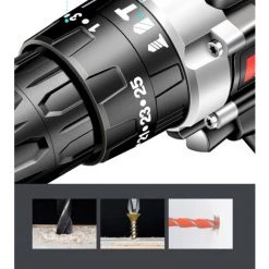 Perle Rare Perceuse à Main 38V Multifonctionnel Ménage Outil électrique Rechargeable Tournevis électrique -Perceuse Soldes 2022 29865014 4