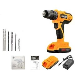 PERLE RARE Perceuse électrique à Double Vitesse 48VF ​​batterie Au Lithium Multifonctionnelle Perceuse à Main Rechargeable Tournevis électrique Outil Domestique -Perceuse Soldes 2022 29866759 2