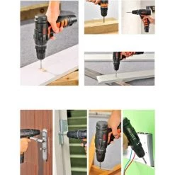 PERLE RARE Perceuse électrique à Double Vitesse 48VF ​​batterie Au Lithium Multifonctionnelle Perceuse à Main Rechargeable Tournevis électrique Outil Domestique -Perceuse Soldes 2022 29866759 4