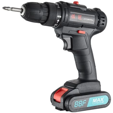 PERLE RARE Perceuse électrique Au Lithium Perceuse Rechargeable à Deux Vitesses Perceuse De Pistolet Tournevis électrique Domestique Multifonctionnel Tournevis électrique 3 PERLE RARE Perceuse électrique Au Lithium Perceuse Rechargeable à Deux Vitesses Perceuse De Pistolet Tournevis électrique Domestique Multifonctionnel Tournevis électrique