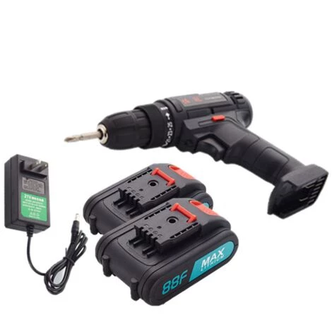 PERLE RARE Perceuse électrique Au Lithium Perceuse Rechargeable à Deux Vitesses Perceuse De Pistolet Tournevis électrique Domestique Multifonctionnel Tournevis électrique 4 PERLE RARE Perceuse électrique Au Lithium Perceuse Rechargeable à Deux Vitesses Perceuse De Pistolet Tournevis électrique Domestique Multifonctionnel Tournevis électrique – Image 2