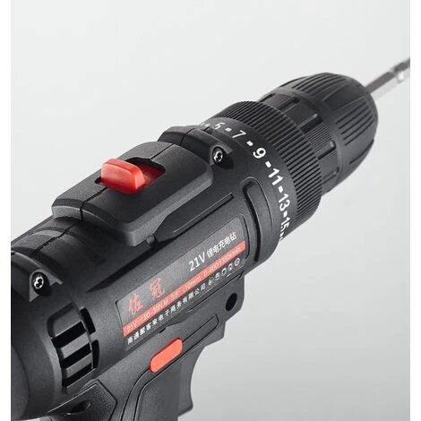 PERLE RARE Perceuse électrique Au Lithium Perceuse Rechargeable à Deux Vitesses Perceuse De Pistolet Tournevis électrique Domestique Multifonctionnel Tournevis électrique 5 PERLE RARE Perceuse électrique Au Lithium Perceuse Rechargeable à Deux Vitesses Perceuse De Pistolet Tournevis électrique Domestique Multifonctionnel Tournevis électrique – Image 3