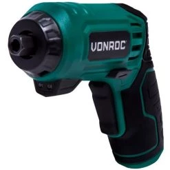 VONROC Tournevis à Batterie 4V - 14 Embouts De Vissage, Porte-embout Magnétique, Câble De Charge Et Sac De Rangement Inclus -Perceuse Soldes 2022 29874129 4