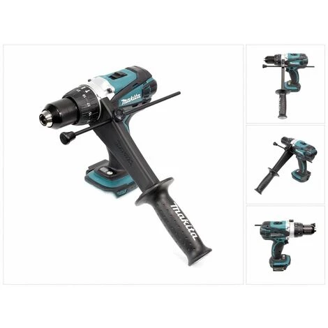 Makita BHP 458 Z LXT Perceuse Visseuse à Percussion Sans Fil LXT 18 V Li-Ion Solo - Uniquement Outil Sans Accessoires, Avec Poignée Latérale 7 Makita BHP 458 Z LXT Perceuse Visseuse à Percussion Sans Fil LXT 18 V Li-Ion Solo - Uniquement Outil Sans Accessoires, Avec Poignée Latérale – Image 5