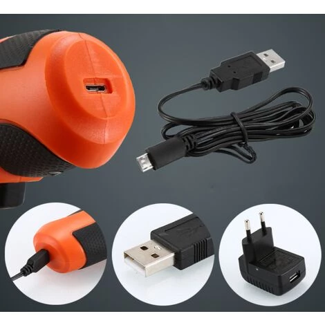 Betterlife Tournevis électrique, Mini Tournevis, Tournevis Rechargeable, Perceuse électrique Au Lithium, Tournevis électrique USB, Jeu De Tournevis A 6 Betterlife Tournevis électrique, Mini Tournevis, Tournevis Rechargeable, Perceuse électrique Au Lithium, Tournevis électrique USB, Jeu De Tournevis A – Image 4