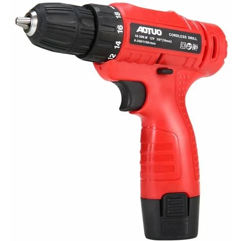 Betterlife Perceuse électrique Au Lithium 12 V, Perceuse Rechargeable Multifonction, Ensemble De Tournevis électrique Pour Perceuse à Main Rechargeable, Rouge A 4 Betterlife Perceuse électrique Au Lithium 12 V, Perceuse Rechargeable Multifonction, Ensemble De Tournevis électrique Pour Perceuse à Main Rechargeable, Rouge A – Image 2