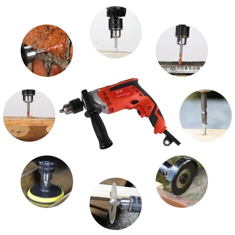 Betterlife Perceuse à Percussion électrique Petite Perceuse à Pistolet Perceuse électrique à Main Perceuse électrique Multifonction à Double Usage 7 Betterlife Perceuse à Percussion électrique Petite Perceuse à Pistolet Perceuse électrique à Main Perceuse électrique Multifonction à Double Usage – Image 5