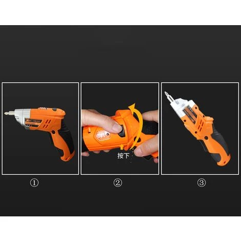 Betterlife Tournevis électrique 4.8V Perceuse électrique Au Lithium Tournevis Sans Fil 5 Betterlife Tournevis électrique 4.8V Perceuse électrique Au Lithium Tournevis Sans Fil – Image 3