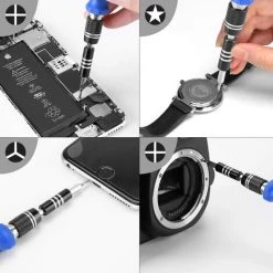 BEARSU Kit Tournevis Précision, Kit Outil De Réparation, 60 En 1 Coffret Magnétiques Visseuses, Antirouille Et Antioxydant Avec Boîte En Plastique Pour Portable Tablette Ordinateur Lunettes Appareil -Perceuse Soldes 2022 30318154 4