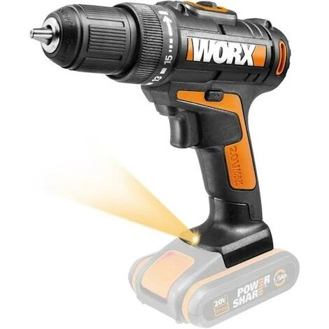 WORX WX101.9-Foret Sans Fil (20V, Sans Batterie Ni Chargeur) 3 WORX WX101.9-Foret Sans Fil (20V, Sans Batterie Ni Chargeur)