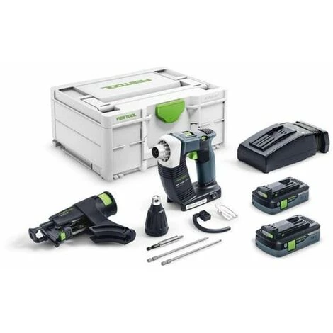 Festool Visseuse Sans Fil Pour Plaquiste DURADRIVE DWC 18-2500 HPC 4,0 I-Plus - 576498 3 Festool Visseuse Sans Fil Pour Plaquiste DURADRIVE DWC 18-2500 HPC 4,0 I-Plus - 576498